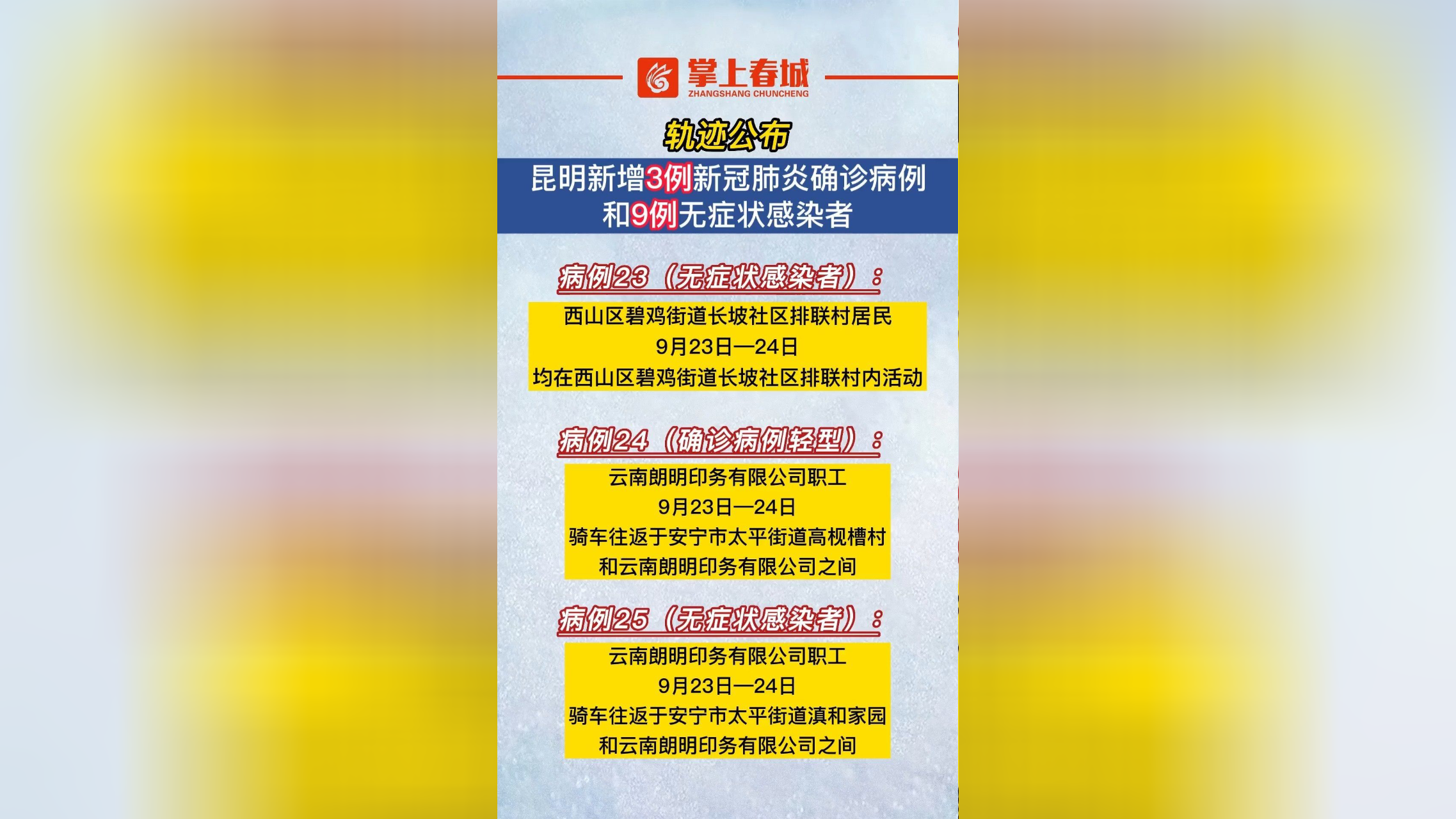 云南新增本土9例︰(云南新增本土病例轨迹)-第1张图片