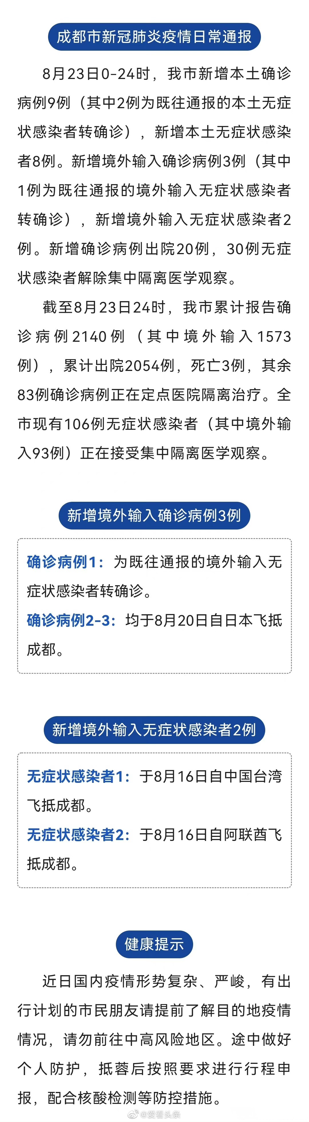 成都新增2名确诊和2名无症状患者〃成都新增2例本土病例-第3张图片