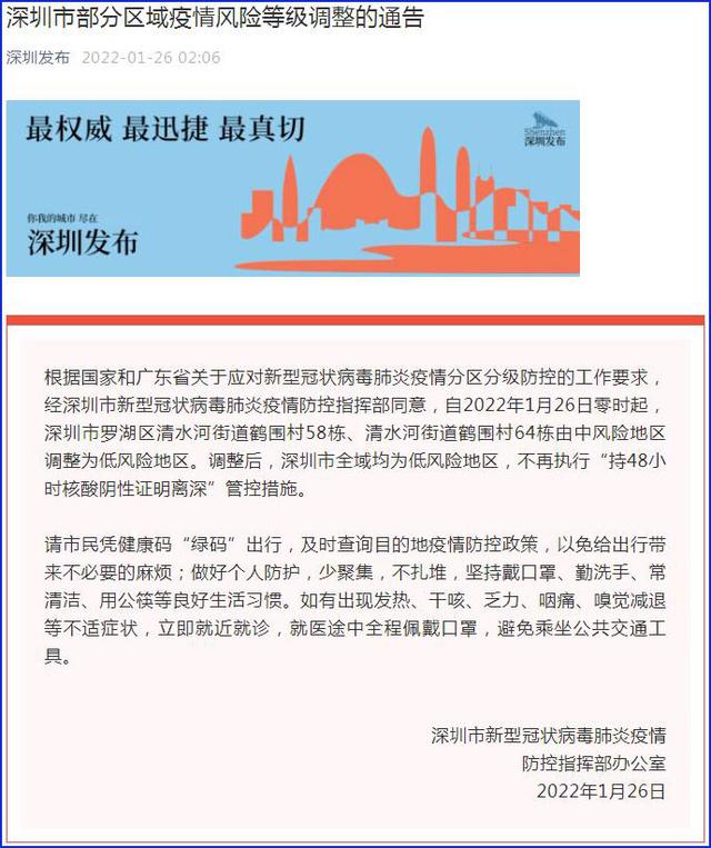 「广州疫情风险等级」〃广州疫情风险等级调整的通告-第1张图片
