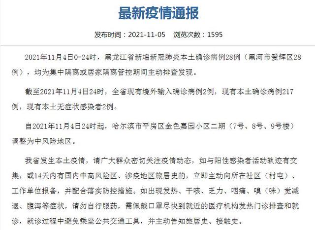 “黑龙江新增16例	” 黑龙江新增68例？-第1张图片