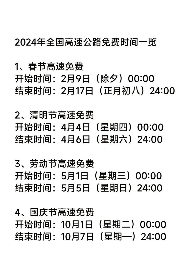 春节期间高速公路免费的时间2022年〃春节期间高速公路免费到什么时候-第1张图片