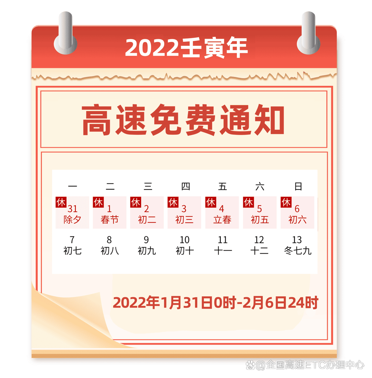 「2023高速免费时间表」〃2022年高速免费通知-第2张图片